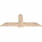 Ekena Millwork Eugene Smooth Timber Gable Bracket, Douglas Fir, 48"W x 20"H x 1 1/2"D x 5 1/2"F, 10/12 Pitch GBW048X20X0206EUG00SDF - alternate 4